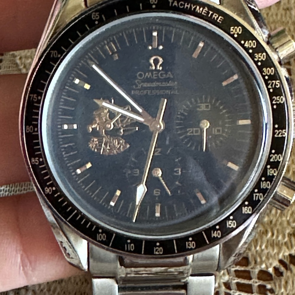 Automatic Men's Watch - Black Dial with Silver Band